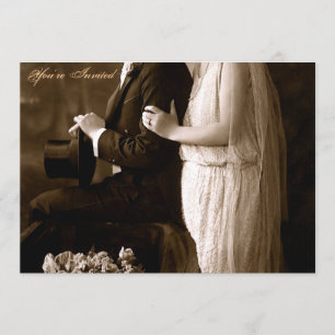 Une invitation de mariage des années 1920