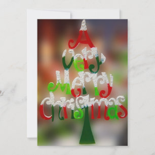 Une invitation de Noël très joyeuse