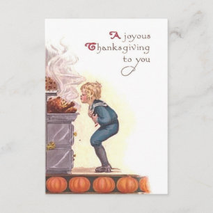 Une invitation de Thanksgiving à la mode Vintage