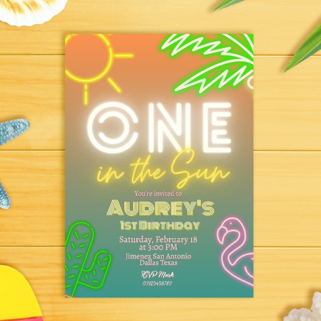 Une invitation pour le 1er anniversaire d'un garço (Créateur téléchargé)