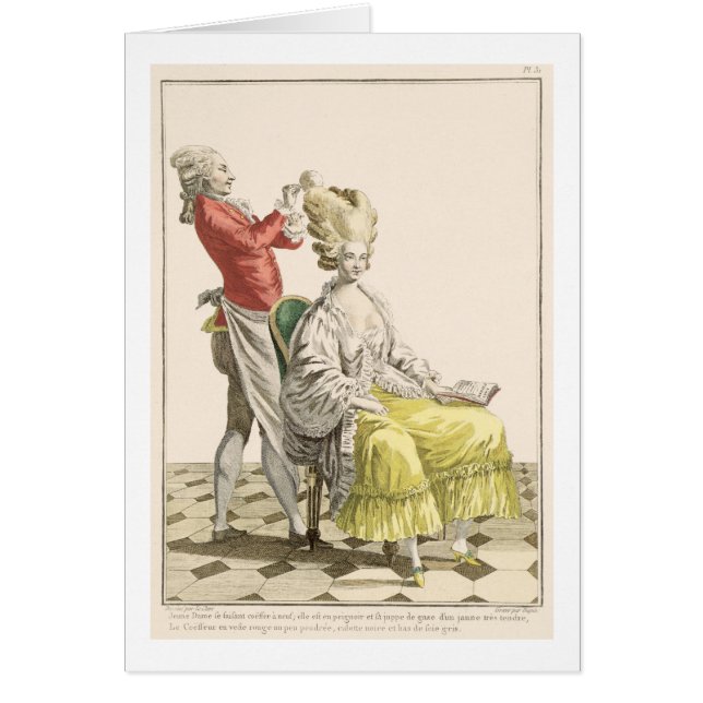 Une jeune femme dans un Peignoir avec son (Devant)