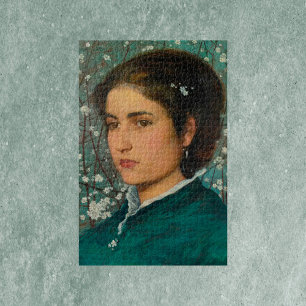 Une jeune femme par Edward Robert Hughes Puzzle