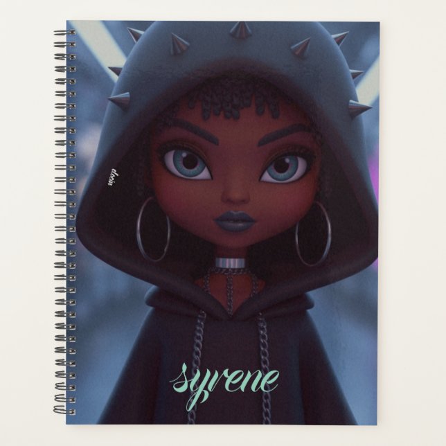 Une jeune fille planificateur d'aventure quotidien (Devant)