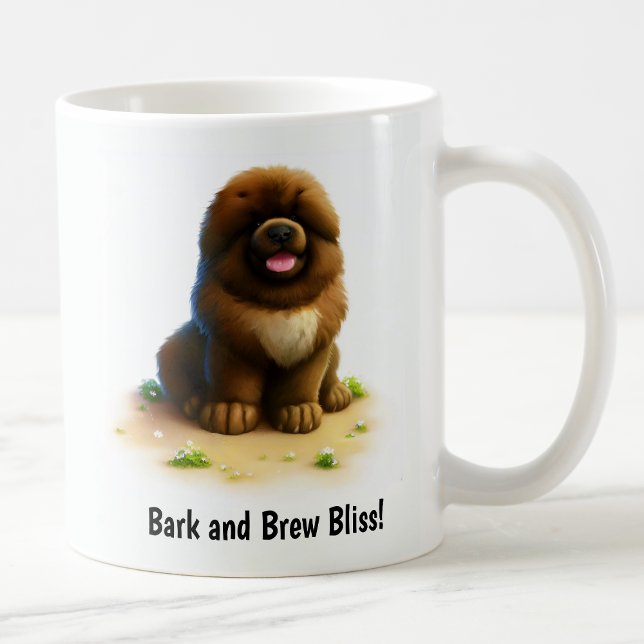 Une jolie Mug de café Mastiff peint en 3D (Créateur téléchargé)