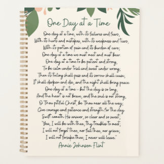 Une journée à la fois Annie Johnson Flint Carte po