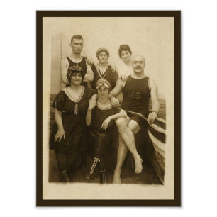 Une journée à la plage Photo Print