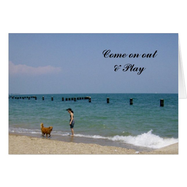 Une journée de farniente sur la plage (Devant horizontal)