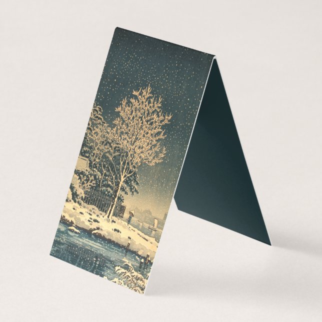 Une journée d'hiver sur la rivière Sumida au Japon (Front)