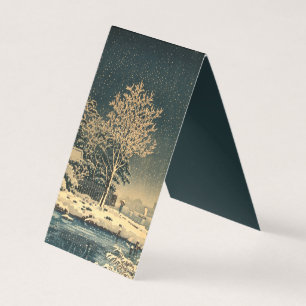 Une journée d'hiver sur la rivière Sumida au Japon