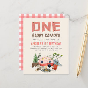Une joyeuse Camper Woodland Girls 1er Anniversaire