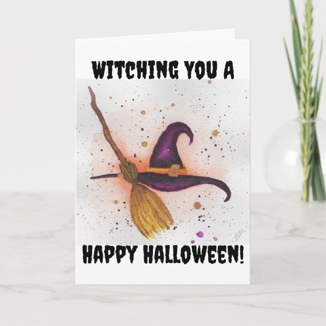 Une joyeuse carte d'Halloween (Devant)