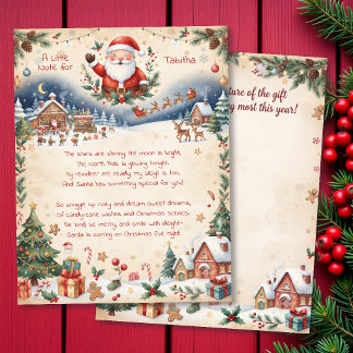 Une lettre personnalisée du Père Noël pour votre e