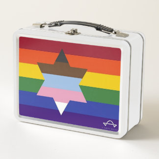 Une Lunchbox en métal à drapeau plus large
