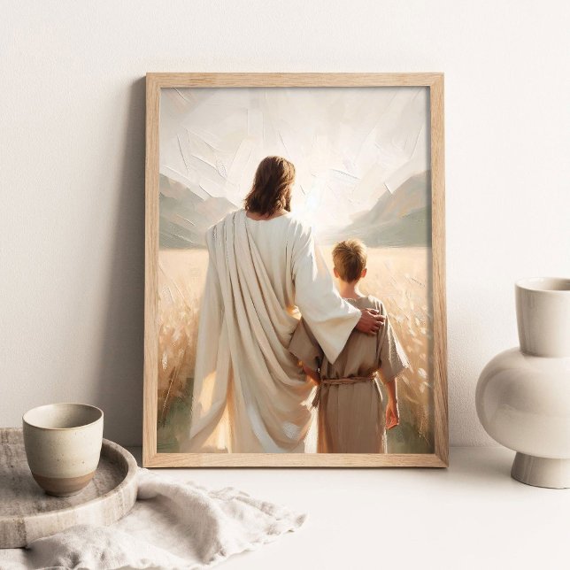 Une Main Guide, Art mural chrétien, Image de Jésus (Créateur téléchargé)