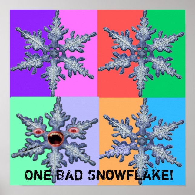 Une Mauvaise Flocon de Neige ! Affiche (Devant)
