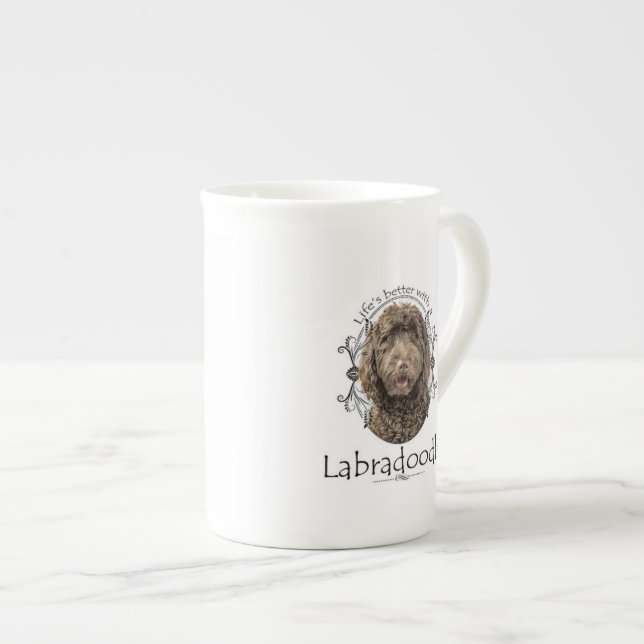 Une meilleure tasse de Labradoodle de la vie (Devant droit)