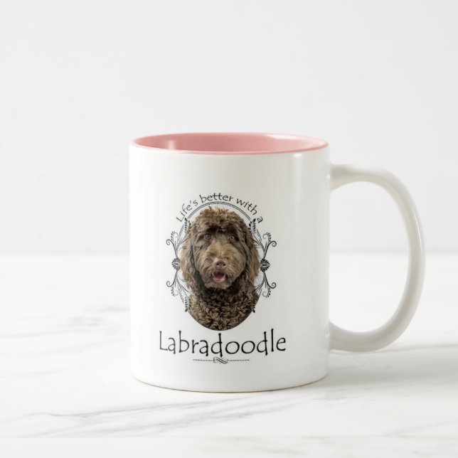 Une meilleure tasse de Labradoodle de la vie (Droit)