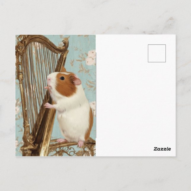 Une mélodie douce – Carte postale artistique de co (Dos)