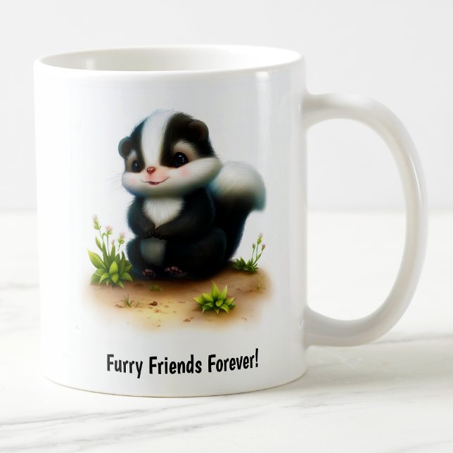 Une Mignonne Mug De Café Cousu Peint 3D (Créateur téléchargé)