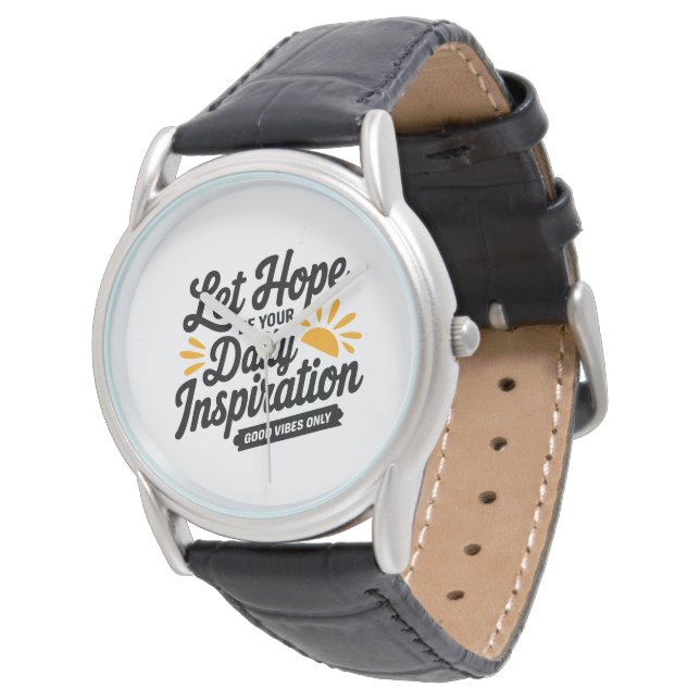 une montre électronique durable au poignet (Incliné)