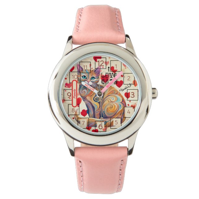 Une montre eWatch mignonne pour enfants (devant)