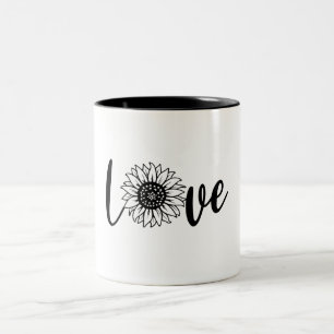 Une Mug café Sunflower Love