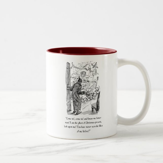 Une Mug Carol de Noël (Droit)