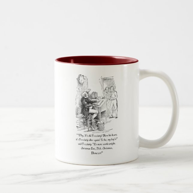 Une Mug Carol de Noël (Droit)