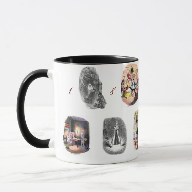 Une Mug Carol de Noël (Gauche)