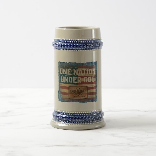 Une nation - Chope à bière (Centre)