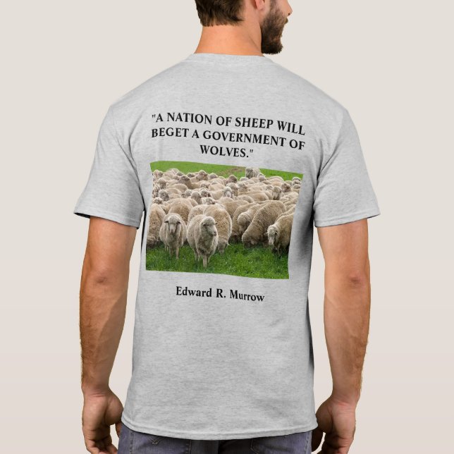 UNE NATION DE T-Shirt basique pour hommes SHEEP (Dos)