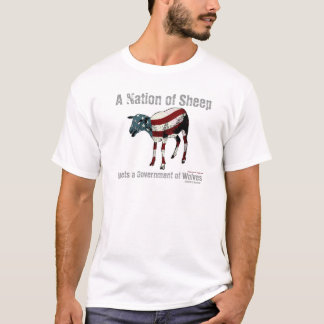 Une nation de T-shirt de moutons