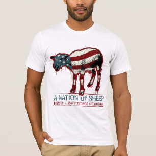 Une nation de T-shirt de moutons