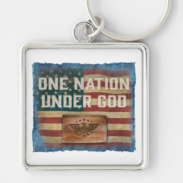 Une nation - Porte-clés (Devant)