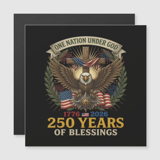 Une nation sous Dieu 250 ans (Devant / Derrière)
