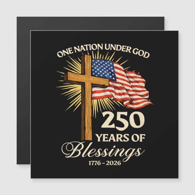 Une nation sous Dieu 250 ans de bénédictions (Devant / Derrière)