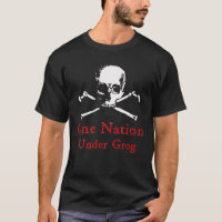 Une nation sous le T-shirt de grog (crâne blanc)