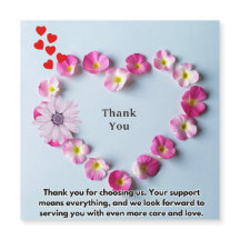 Une note spéciale de remerciement