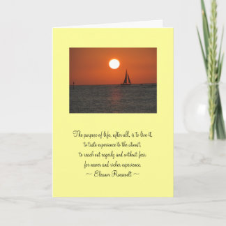 Une nouvelle aventure commence - Carte d'adieu