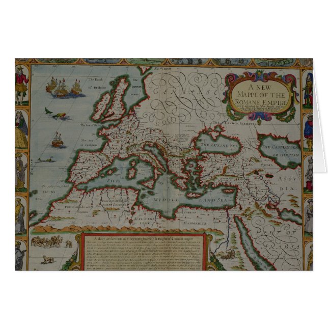 Une nouvelle carte de l'empire romain (Devant horizontal)