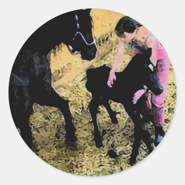 Une nouvelle maman Stickers (Devant)