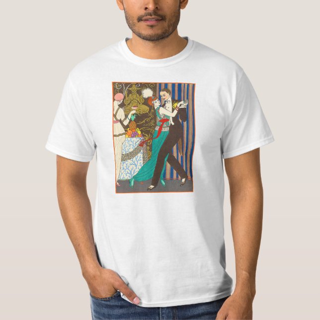 Une nuit dans le T-shirt décadent d'art déco de (Devant)