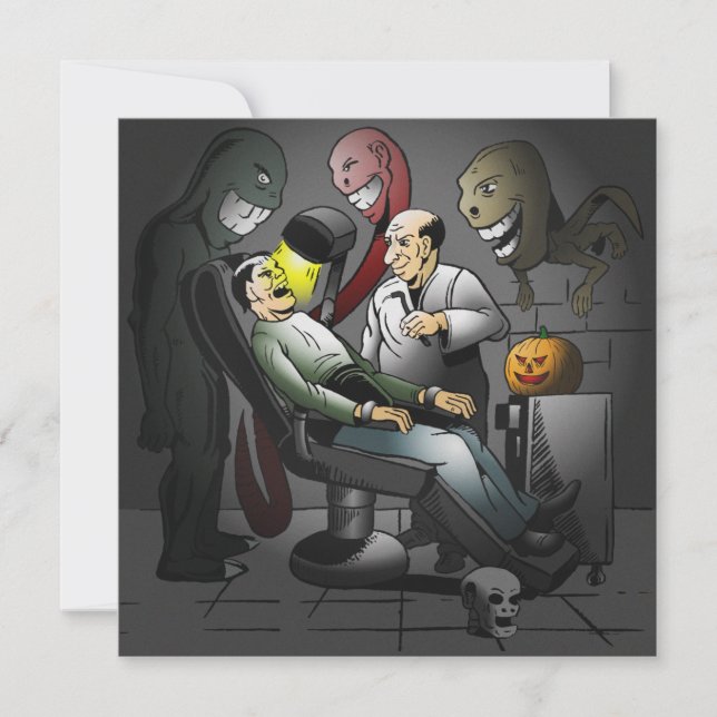 Une nuit d'Halloween chez le dentiste Carte (Devant)