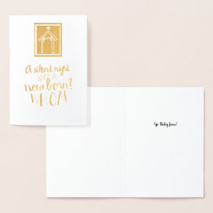 "Une nuit silencieuse avec un nouveau-né ?" Carte