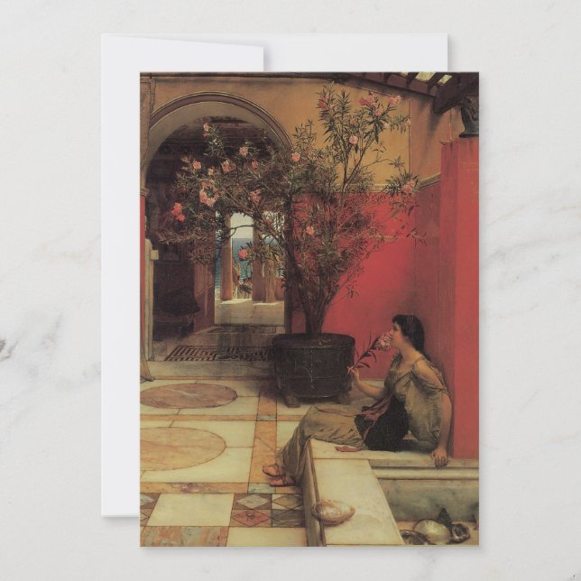 Une Oleander par Alma Tadema, Fleurs Vintages (Devant)