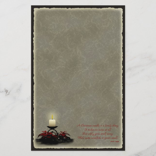 Une papeterie de bougie de Noël (Devant)