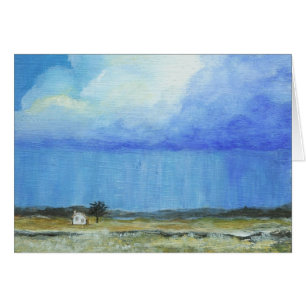 Une peinture de paysage parfaite d'art abstrait de
