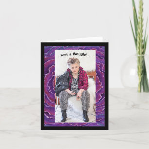 Une pensée humoristique sur la carte de voeux hive