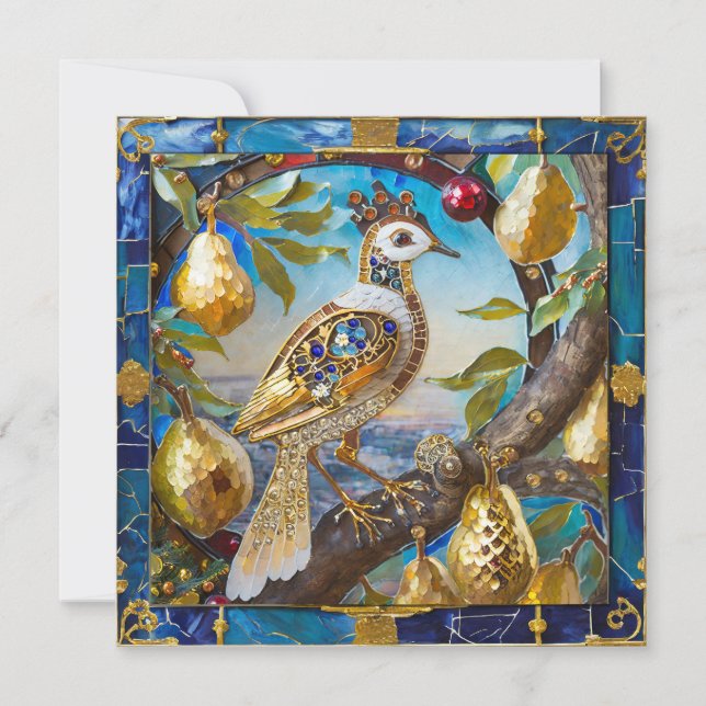 Une perdrix dans un arbre à poires (Devant)