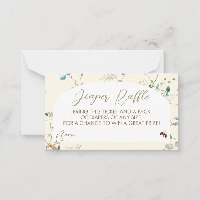 Une petite carte de boîtier Fleur sauvage (Devant)